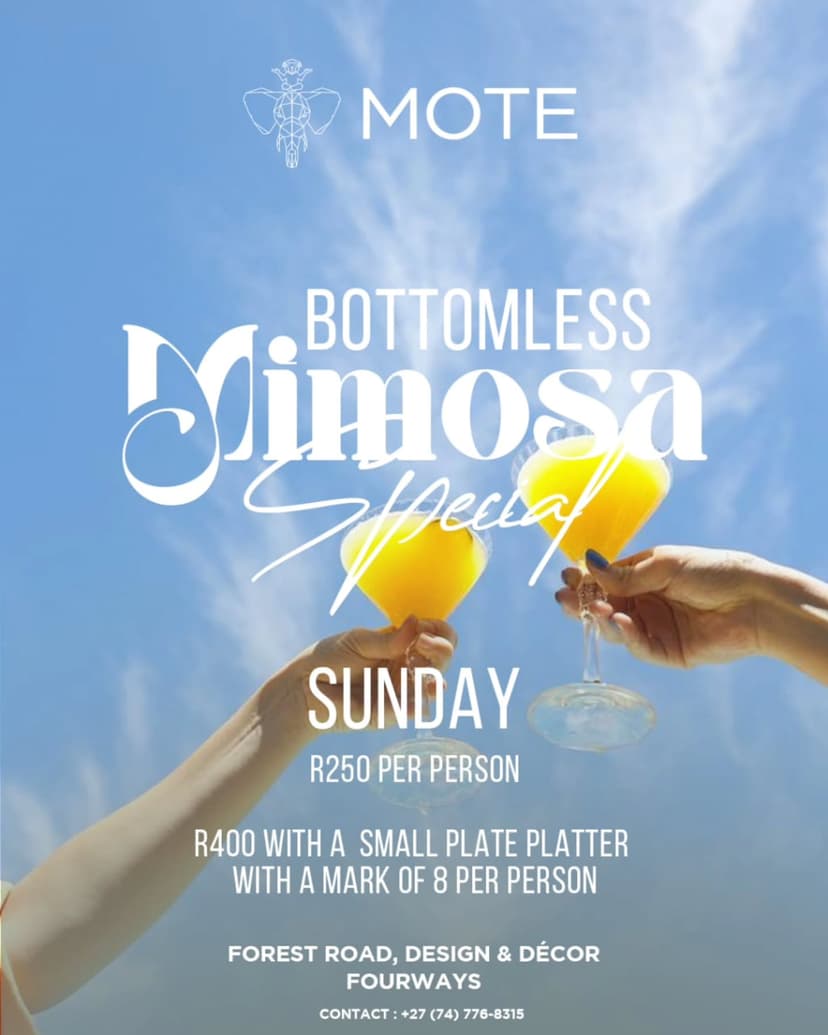 Bottomless Mimosa Special