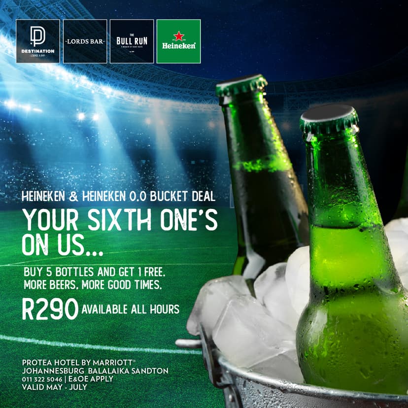 Heineken & Heineken 0.0 Bucket Deal